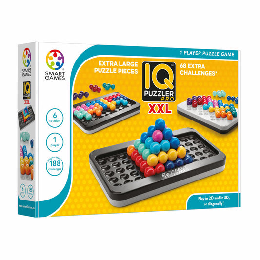 Smart Games Logikspiel IQ Puzzler Pro XXL, Denkspiel, Knobelspiel, Spielzeug, ab 6 Jahren, SG 455 XL