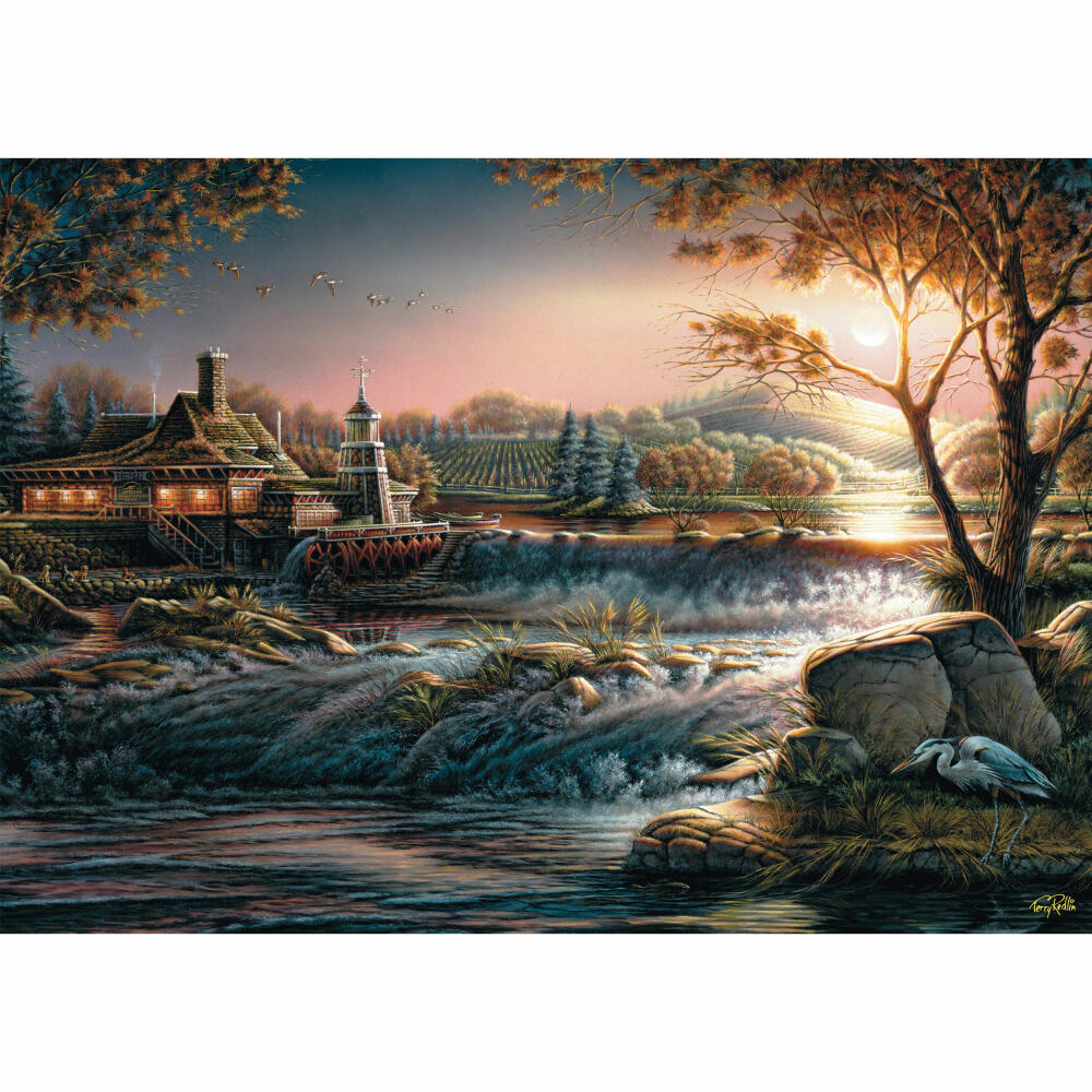 Schmidt Spiele Puzzle Lichter in der Wildnis, Terry Redlin, Erwachsenenpuzzle, 1000 Teile, 58545