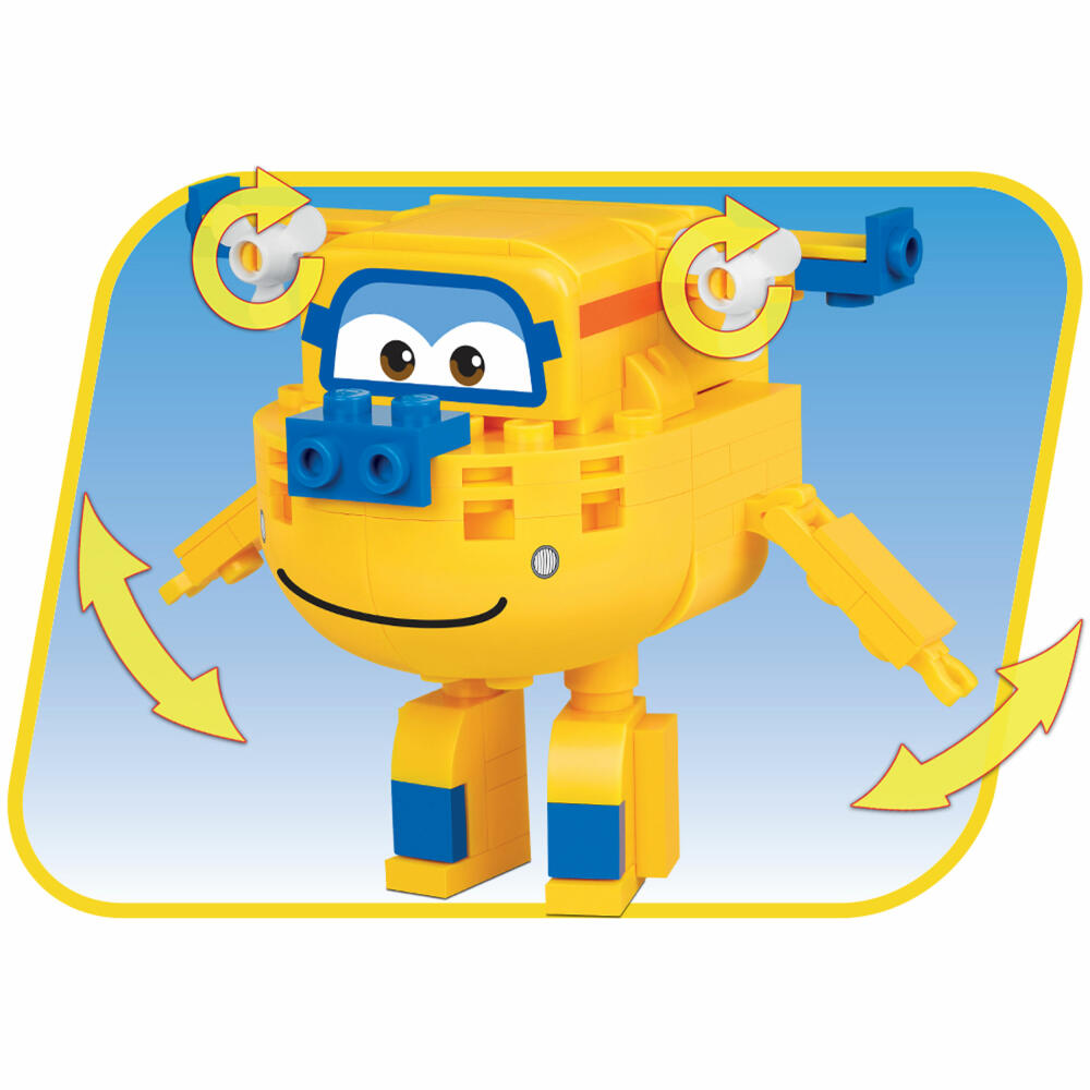 COBI Super Wings Donnie's Station, Flugzeug, Kinderserie, Spielzeug, Konstruktionsbausteine, 296 Teile, 25134