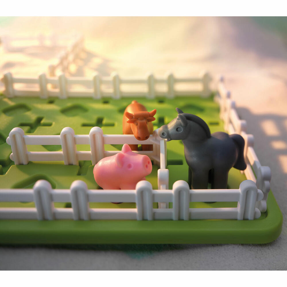 Smart Games Solitaire Game Chaos on the Paddock, Thinking Game, Children's Game, Children's Game, from 6 years, SG 091 DE