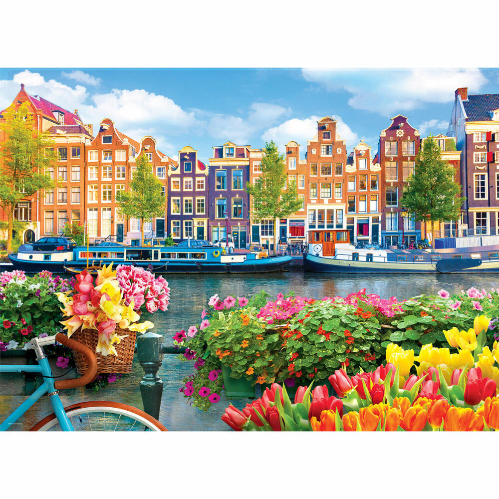 Eurographics Puzzle Amsterdam, Netherlands, Smart Cut, 1000 pieces, 68 x 48 cm, 6000-5865