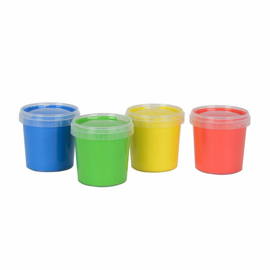 Simba Art & Fun Fingermalfarben, Fingerfarben, Finger Painting, 4 Farben, 150 g, 106334998