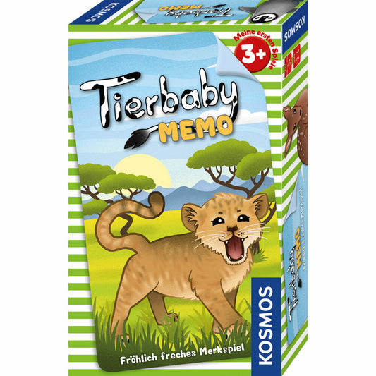 KOSMOS Tierbaby-Memo, Kinderspiel,  Legen, Lernen, Entdecken, Spiel, ab 3 Jahren, 711535