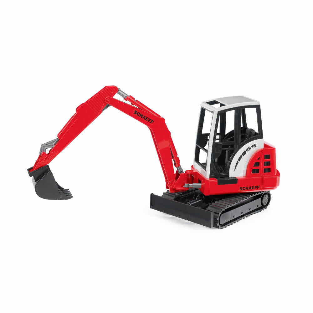 Bruder Construction Vehicles Schaeff HR16 Mini Excavator, Mini Excavator, Model Vehicle, Model Vehicle, Toy, 02432