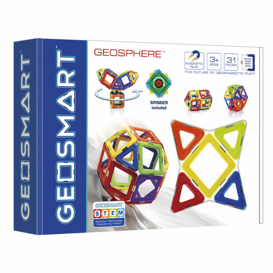 Smart Games Geosmart Geosphere, Konstruktion, Baukausten, Kinder Spielzeug, ab 3 Jahren, GEO 210