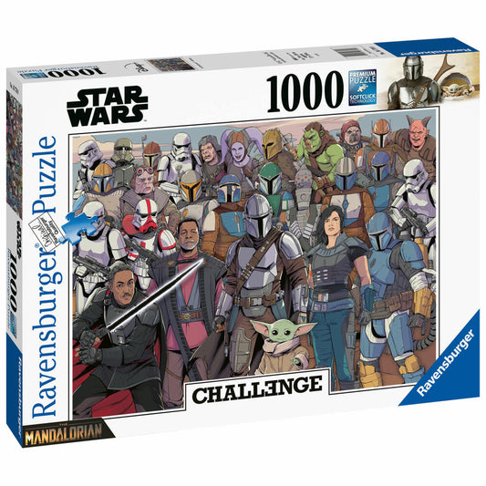 Ravensburger Puzzle Star Wars: Challenge Baby Yoda, Adult Puzzle, Adult Puzzles, 1000 Pieces, 16770