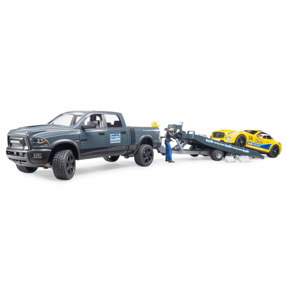 Bruder Freizeit RAM 250 Power Wagon, Roadster Bruder Racing Team, Rennauto, Modellfahrzeug, Modell Fahrzeug, Spielzeug, 02504