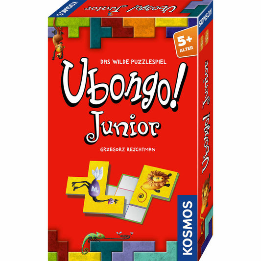 KOSMOS Ubongo! Junior Bring Along Game, Puzzle Game, Logic Game, Children's Game, Children, from 5 years, 712723