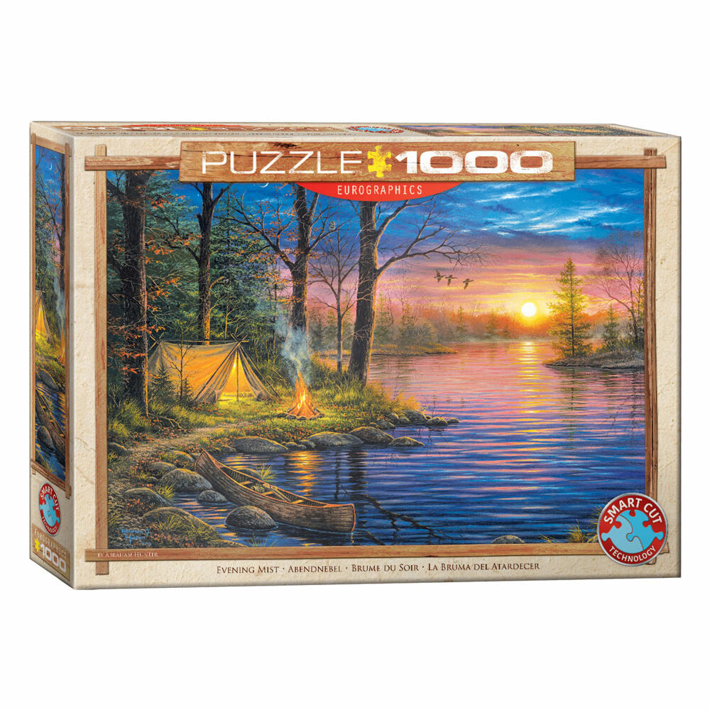Eurographics Puzzle Abendnebel, Smart Cut, 1000 Teile, 68 x 48 cm, 6000-0863