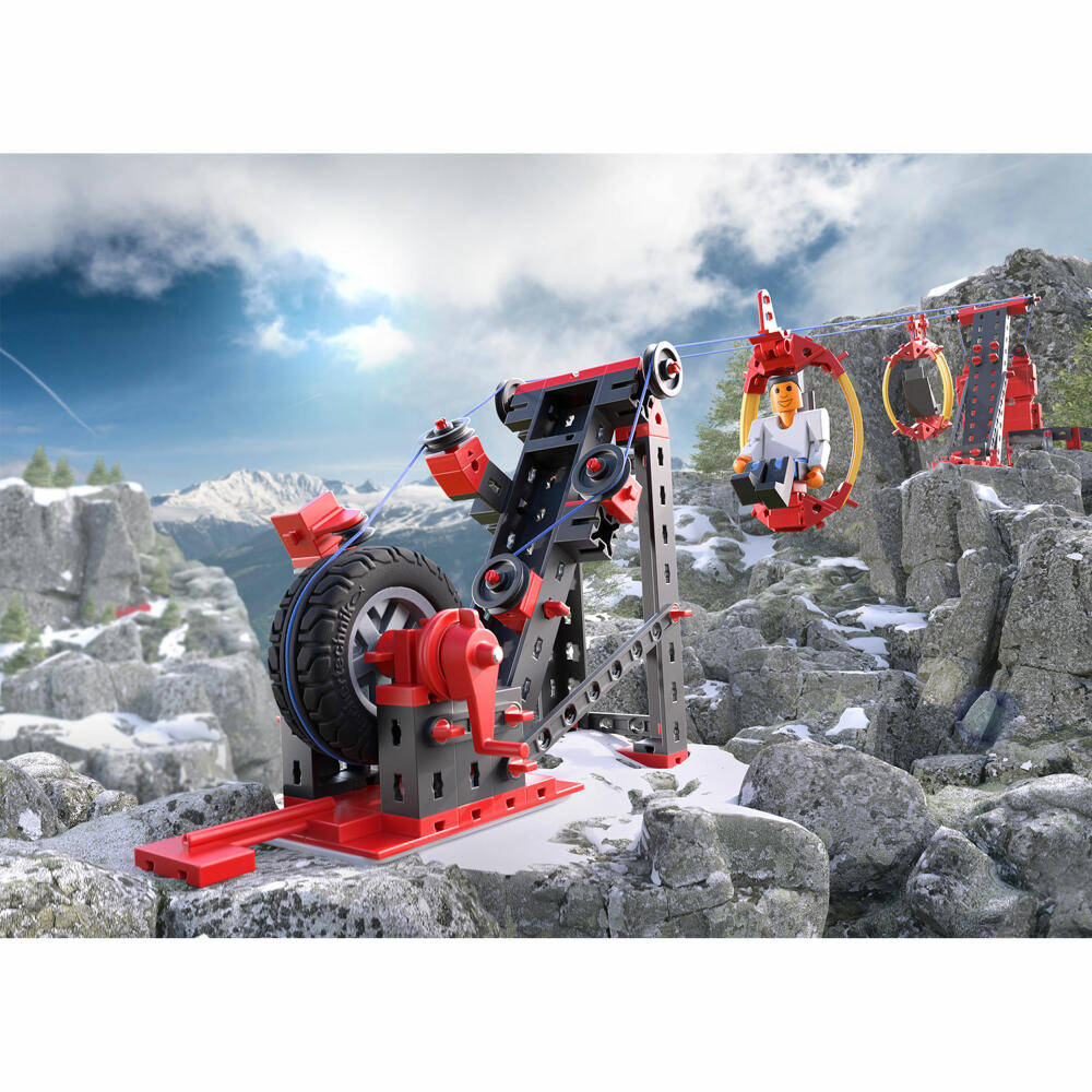 fischertechnik cable car, 269 pcs, construction kit, construction toy, toy, from 7 years, 564068