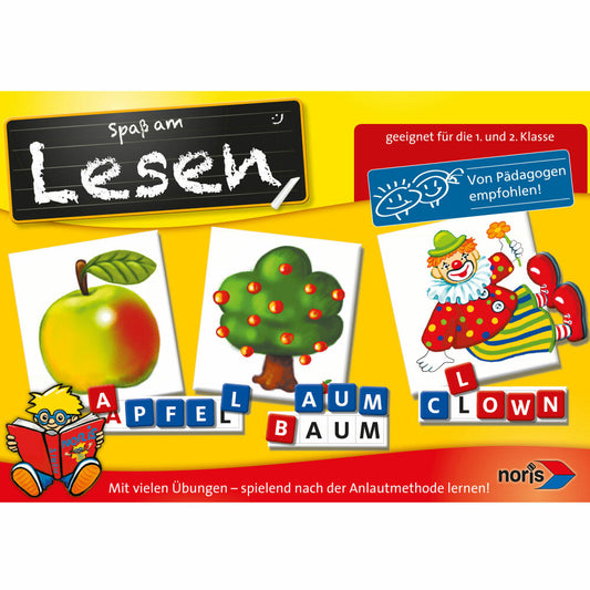 Noris Lesen, Lernspiel, Kinderspiel, Wissensspiel, Gedächtnisspiel, Pappe, 606076340