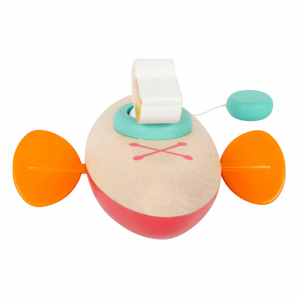 Legler Small Foot Wasserspielzeug Aufzieh-Kanu Pelikan, Spielzeug, ab 24 Monate, 11654