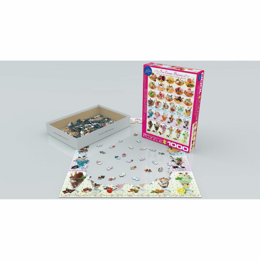 Eurographics Puzzle Ice Cream Sundae, Ice Cream, 1000 pieces, 68 x 48 cm, 6000-0590