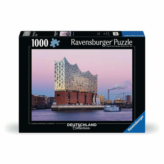 Ravensburger Puzzle Elbphilharmonie Hamburg, Erwachsenenpuzzle, 1000 Teile, 12000677