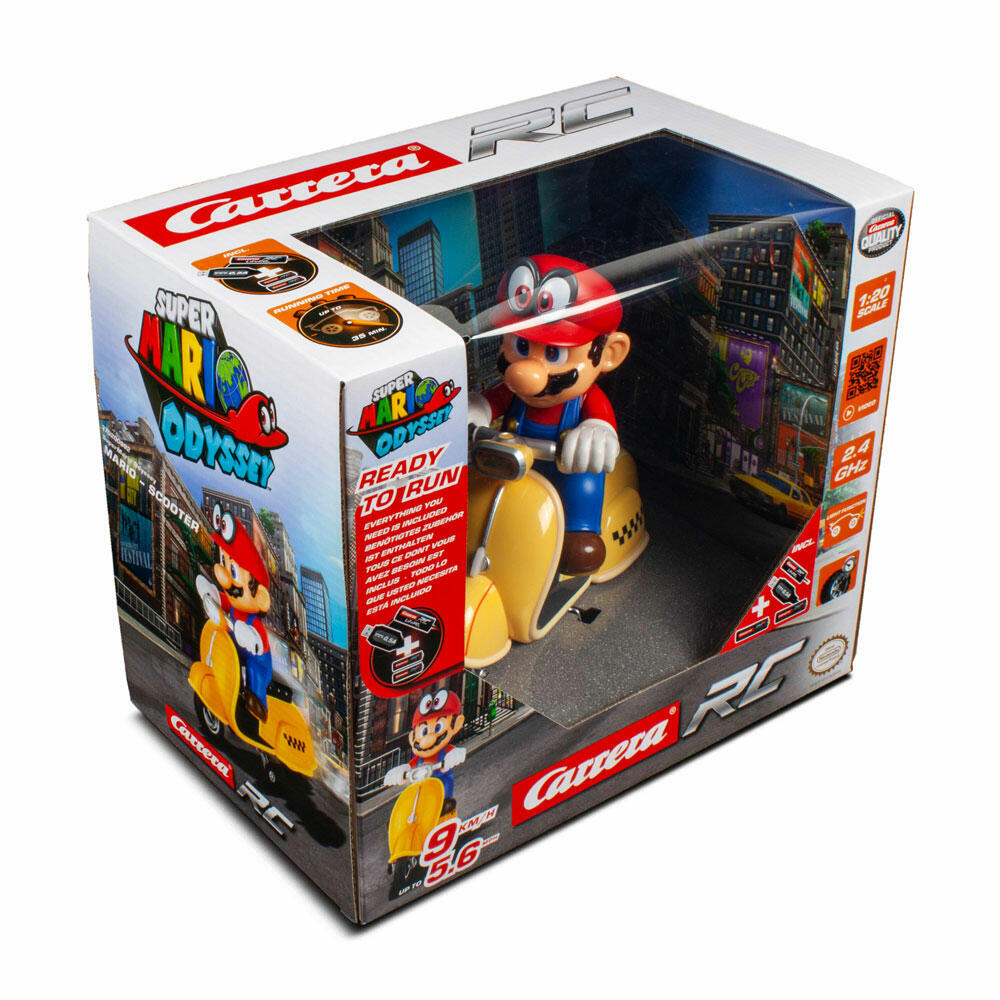 Carrera Super Mario Odyssey Scooter Mario, remote-controlled car, car, racing vehicle, Carrera RC CARS, 2.4 GHz, 370200992