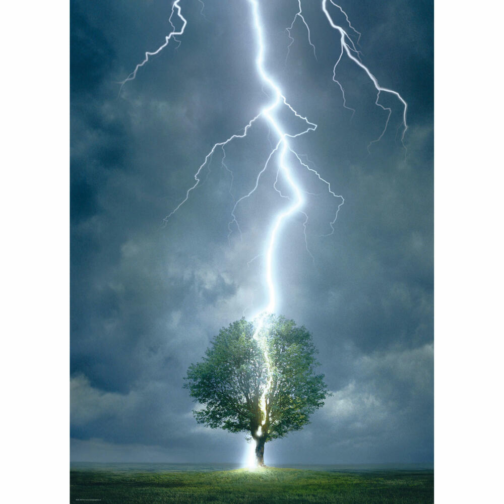 Eurographics Puzzle Lightning Strike, Thunderstorm, Lightning Strike, 1000 pieces, 68 x 48 cm, 6000-4570