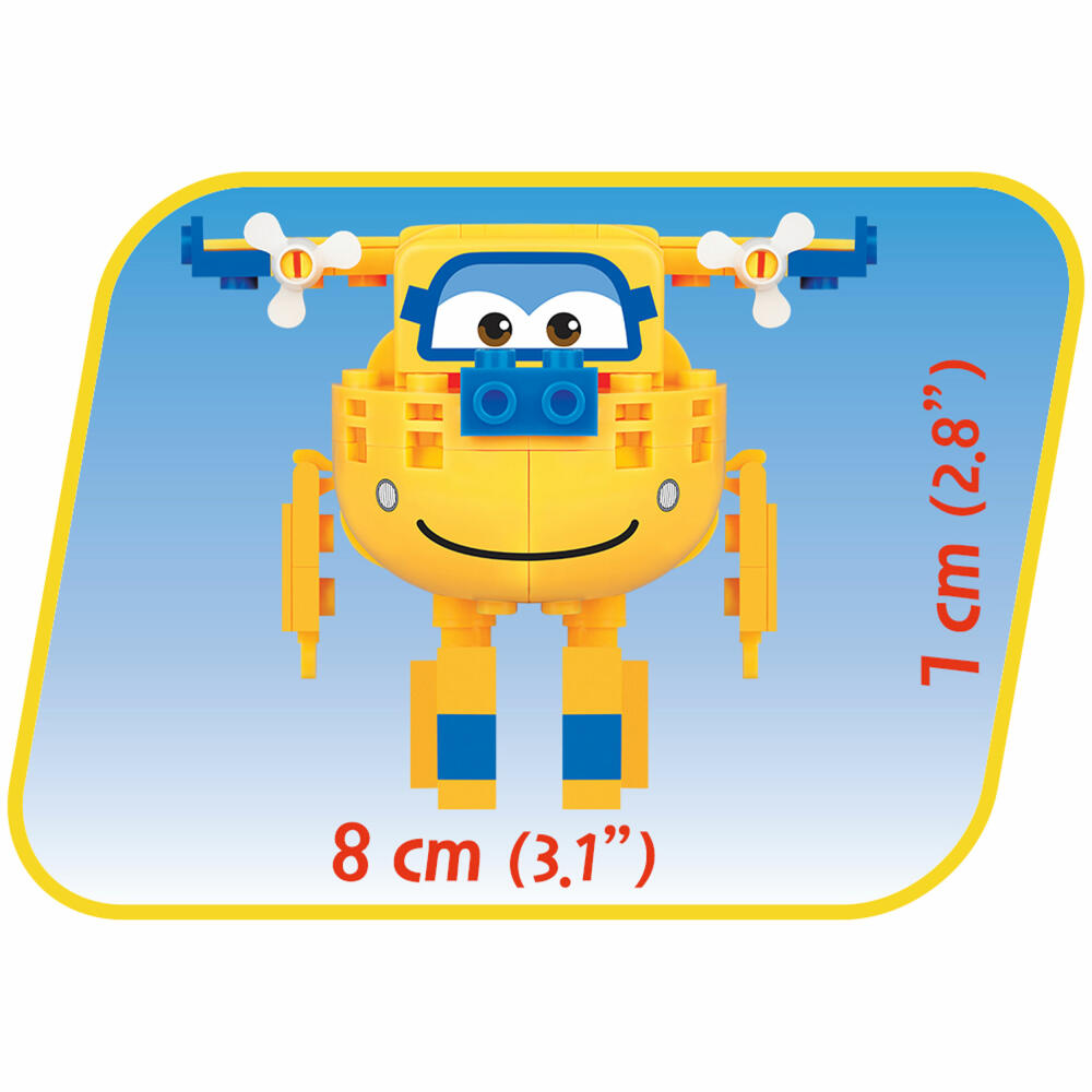 COBI Super Wings Donnie's Station, Flugzeug, Kinderserie, Spielzeug, Konstruktionsbausteine, 296 Teile, 25134