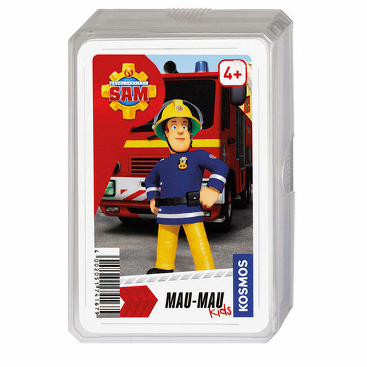 KOSMOS Children's Games Fireman Sam Mau Mau Kids, Card Game, Card Game for Children, from 4 Years, 741679