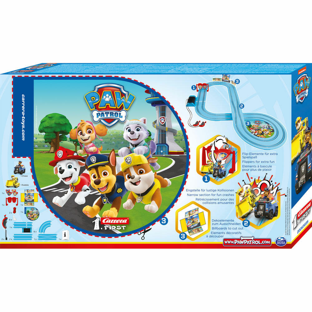 Carrera Paw Patrol On the Double Racetrack, Car, Racing Car, Race Track, Carrera First, 20063035