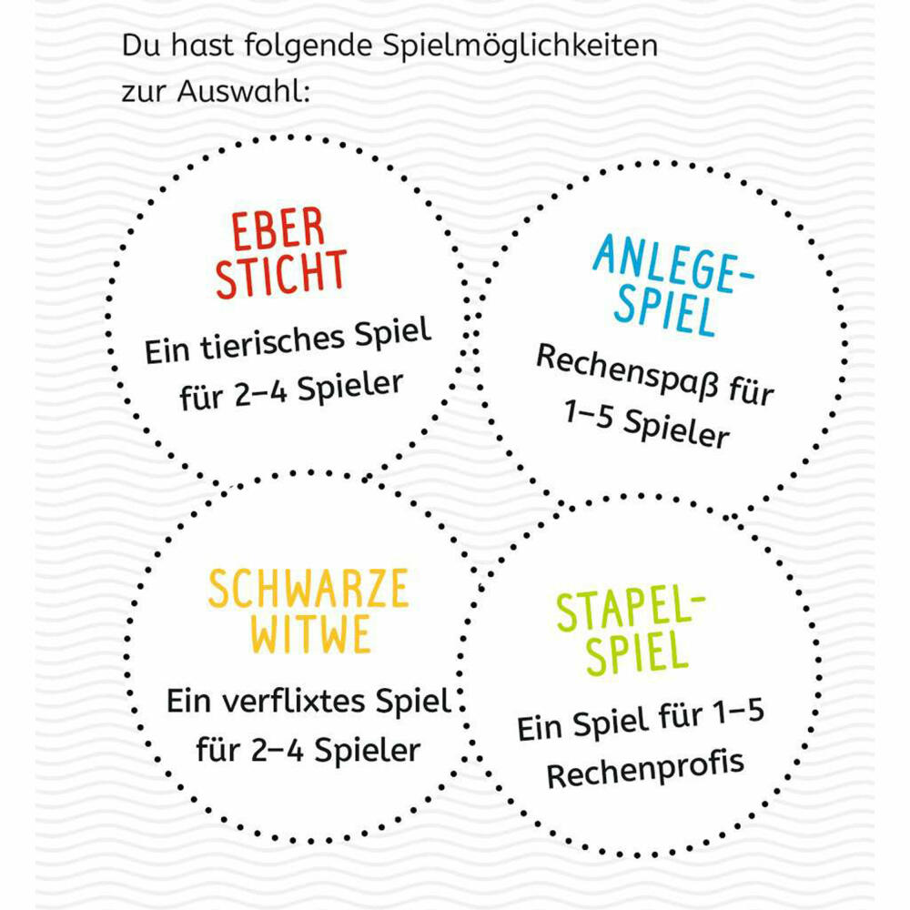 Ravensburger Lernspiel Lernen Lachen Selbermachen: Kartenspiel Rechnen bis 20, 80349
