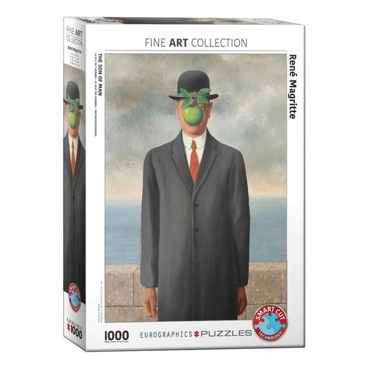 Eurographics Puzzle The Son of Man by René Magritte, 1000 pieces, 68 x 48 cm, 6000-5478