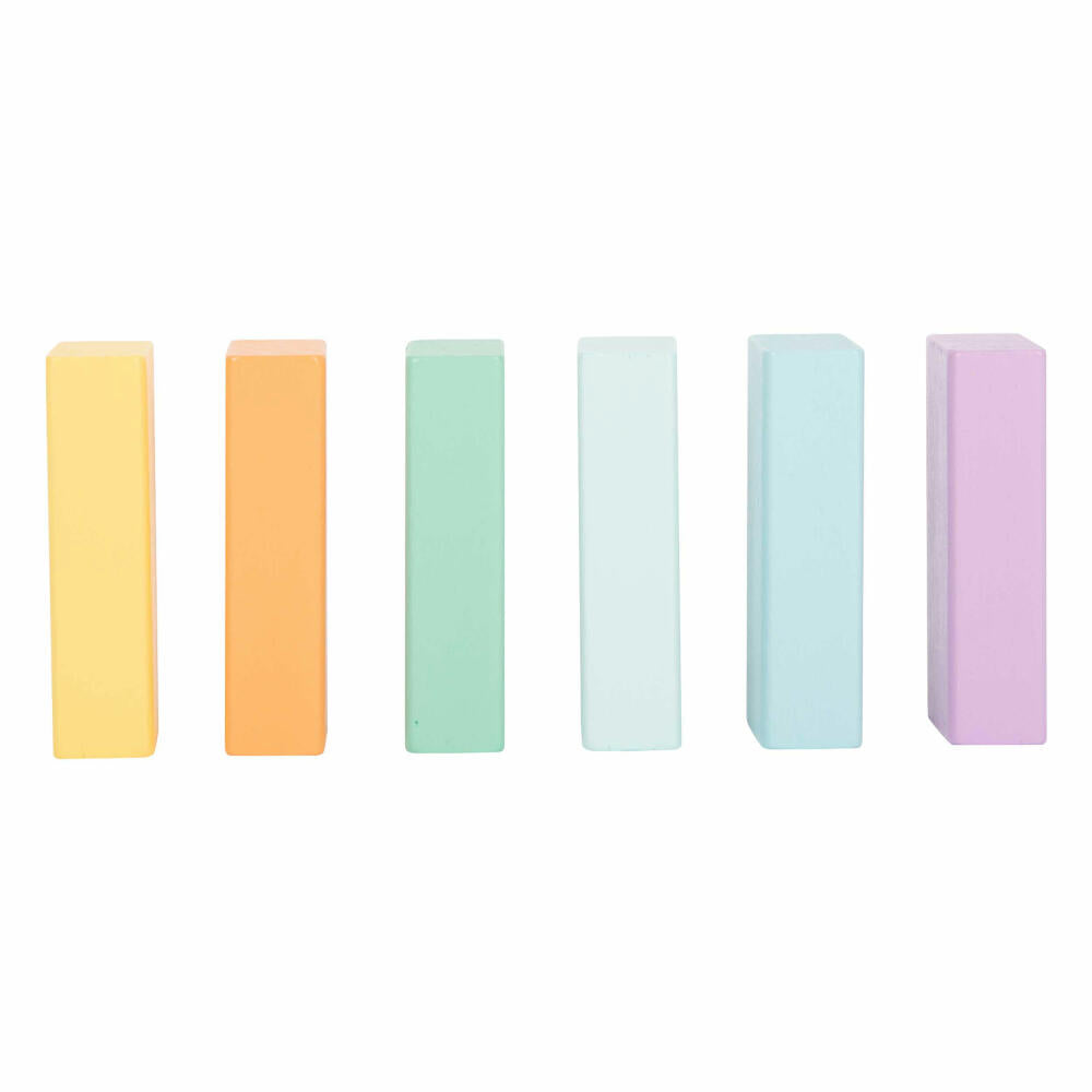 Legler Small Foot Wooden Building Blocks Pastel, Toy, from 12 months, 11722