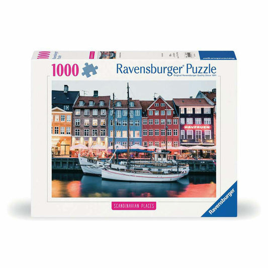 Ravensburger Puzzle Kopenhagen - Dänemark, Erwachsenenpuzzle, 1000 Teile, 12000111