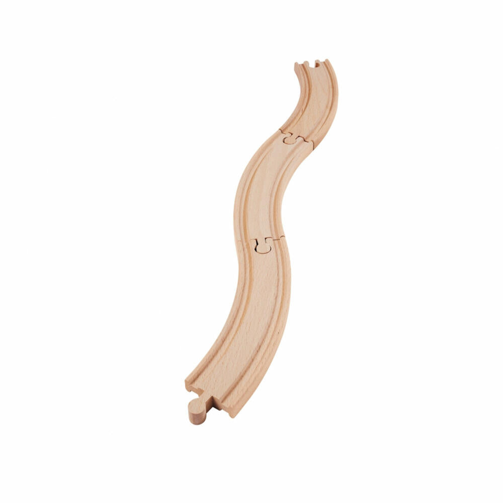 Eichhorn Railway Track Set, 10 pcs., Railway Accessories, Wooden Railway, Supplement, Extension, Tracks, 100006403