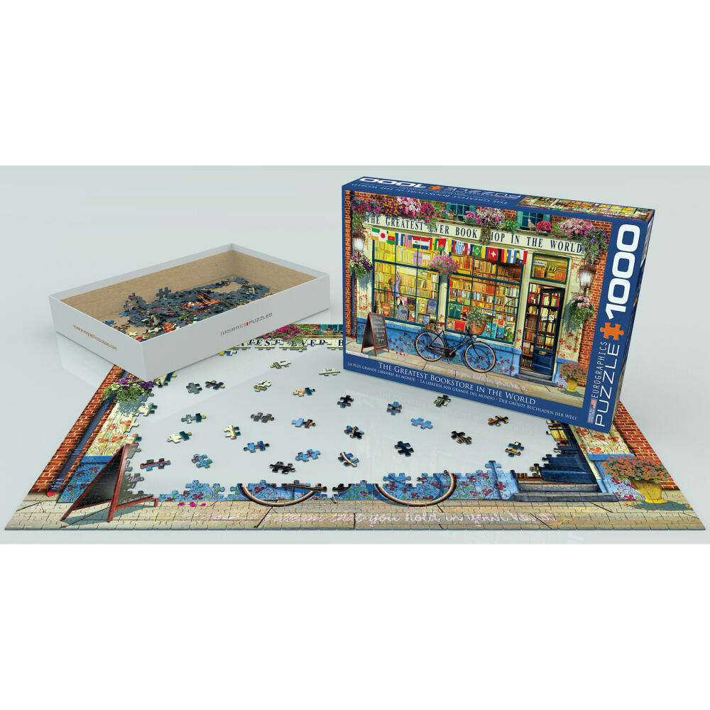 Eurographics Puzzle The Greatest Bookstore in the World, 1000 pieces, 68 x 48 cm, 6000-5351