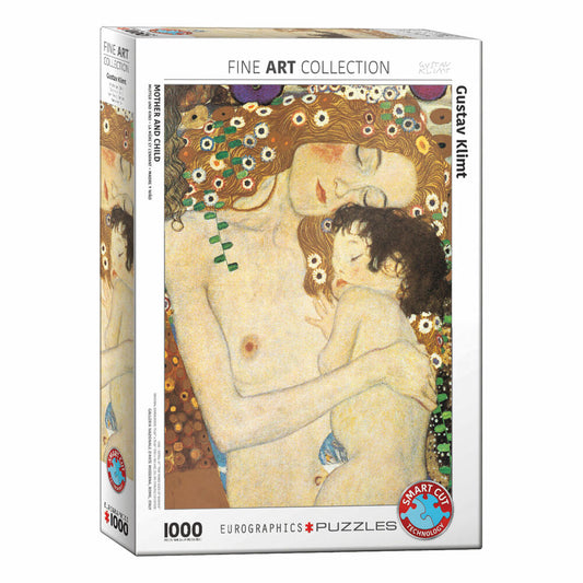 Eurographics Puzzle Mother and Child by Klimt - Detail, 1000 pieces, 68 x 48 cm, 6000-2776