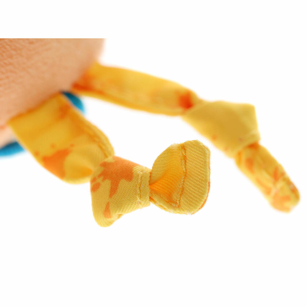 sigikid PlayQ Anhänger Giraffe, Greifling, Beißring, Rassel, Babyspielzeug, Baby Spielzeug, Baumwolle / Microfaser-Plüsch, H 24 cm, 40103