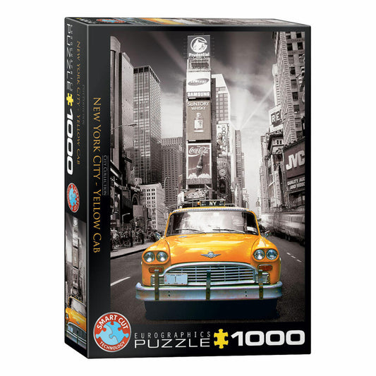 Eurographics Puzzle New York City Yellow Cab, 1000 pieces, 68 x 48 cm, 6000-0657