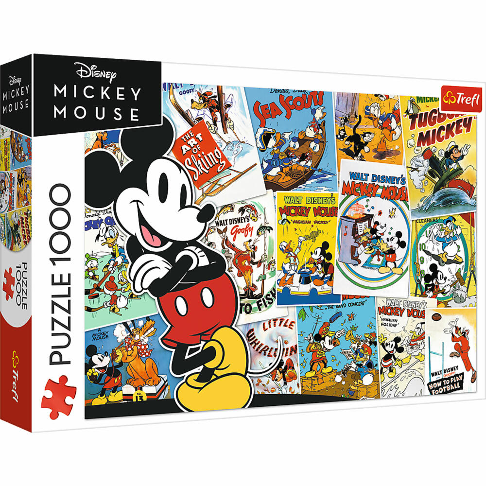 Trefl Puzzle Disney - Mickeys Welt, 1000 Teile, 68.3 x 48 cm, 10741