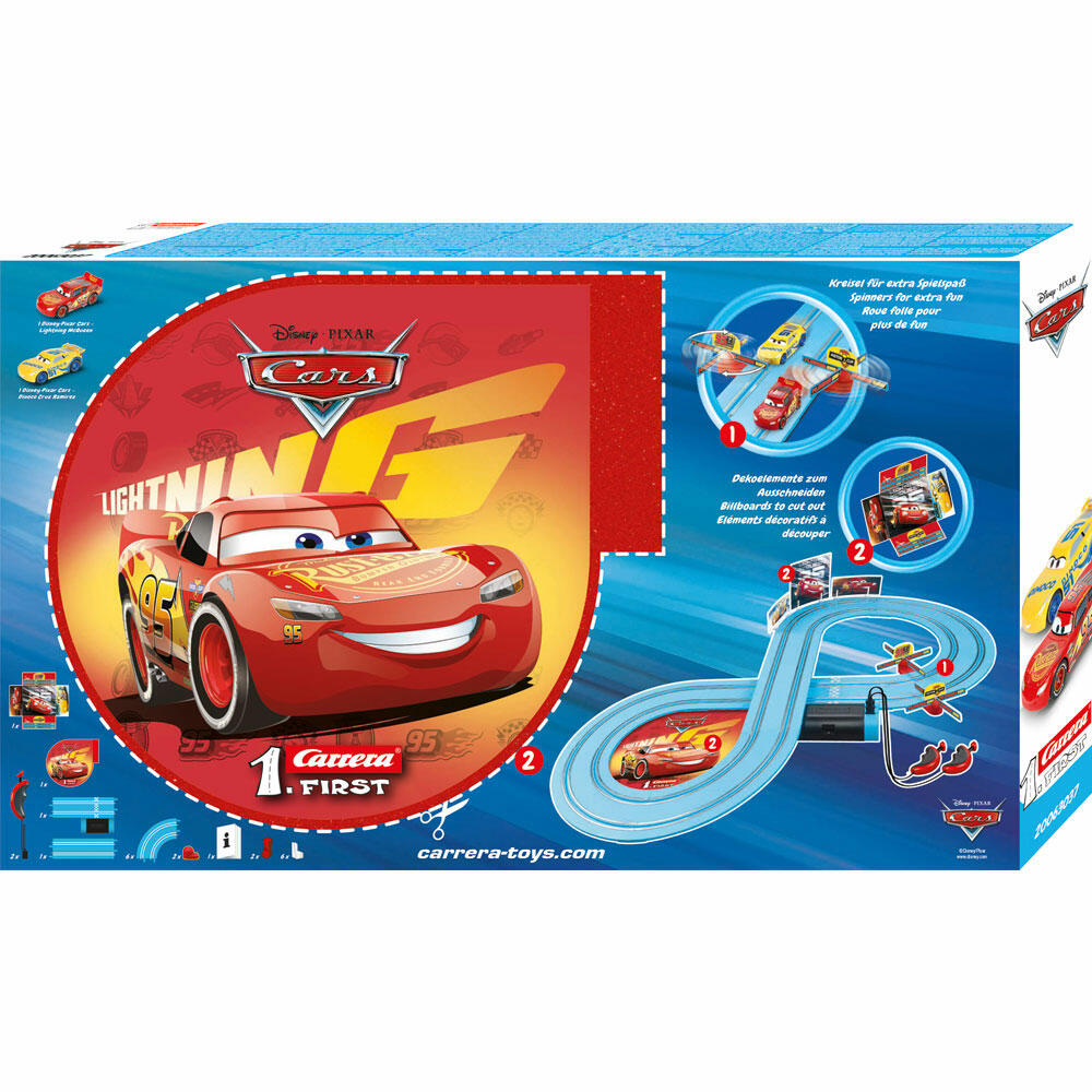 Carrera Disney Pixar Cars Race of Friends race track, car, racing car, race track, Carrera First, 20063037