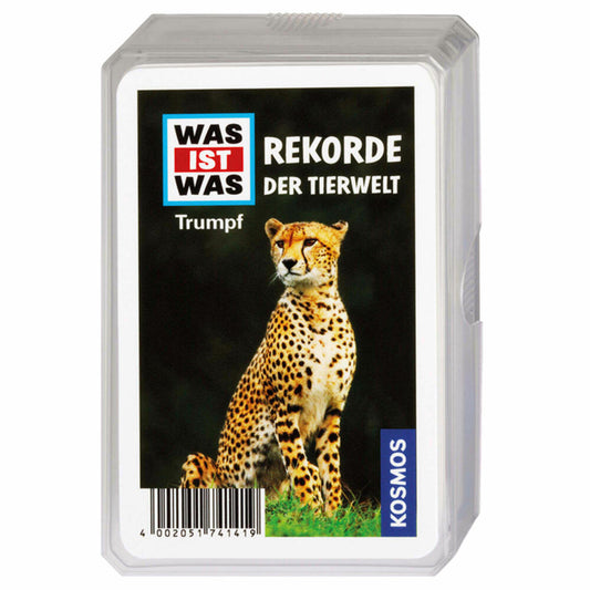 KOSMOS Was Ist Was Trumpfspiel Rekorde der Tierwelt, Trumpf Kartenspiel, Tiere, Spiel, ab 8 Jahren, 741419