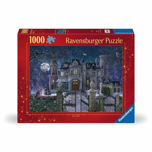 Ravensburger Puzzle Die Weihnachtsvilla, Erwachsenenpuzzle, 1000 Teile, 12000505