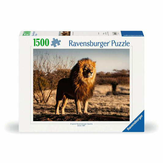 Ravensburger Puzzle Der Löwe - der König der Tiere, Erwachsenenpuzzle, 1500 Teile, 12000733