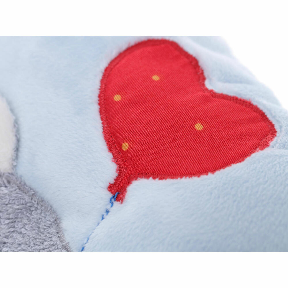 sigikid Kuschelkissen Lolo Lombardo, Kuschel Kissen, Kopfkissen, Kinderkissen, Babykissen, Kinder, Elefant, Baumwolle / Polyester, Blau, 40994