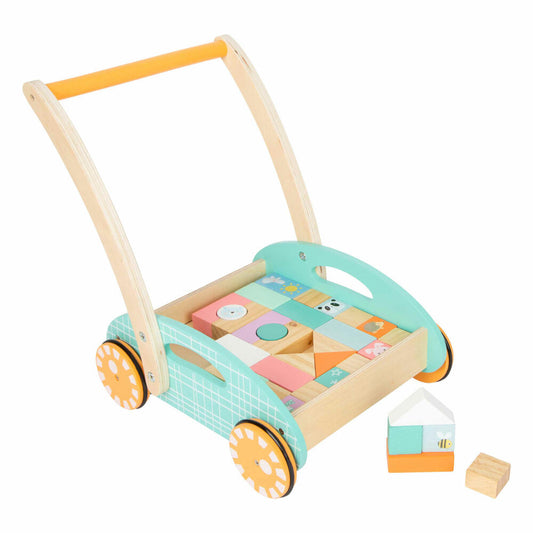 Legler Small Foot Lauflernwagen Pastell, Spielzeug, ab 12 Monate, 11766