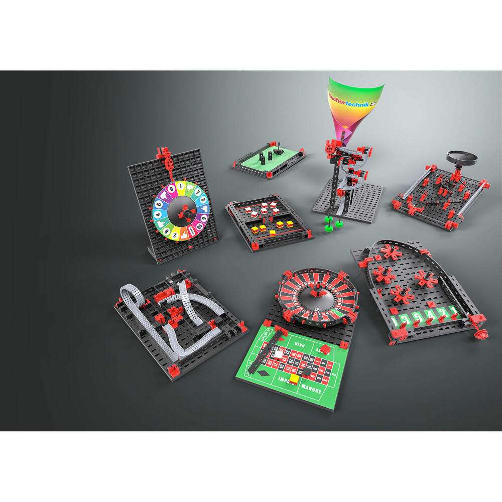 fischertechnik Build your own game, 304 pcs., construction kit, construction toy, board game, ages 7 and up, 564067