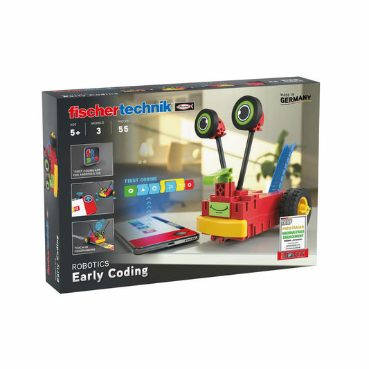 Fischertechnik Early Coding, 25-tlg., Informatik, Roboter, Baukasten, Konstruktionsspielzeug, 559889
