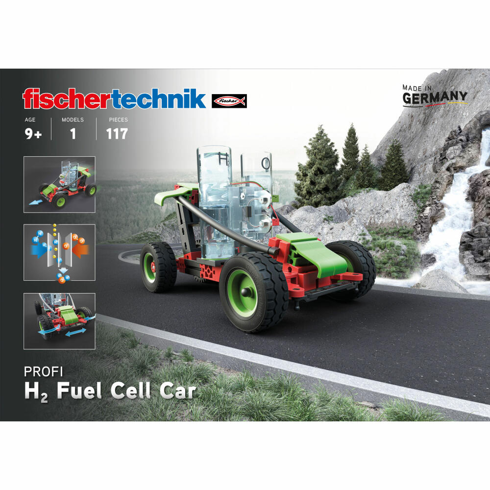 Fischertechnik H2 Fuel Cell Car, 117-tlg., Baukasten, Konstruktionsspielzeug, Konstruktionsbaukasten, 559880
