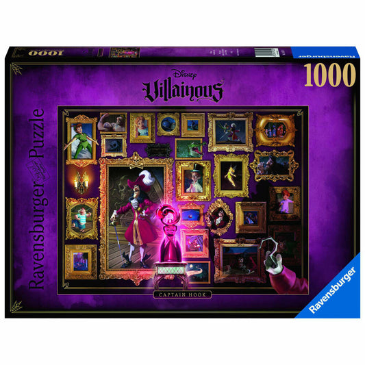 Ravensburger Puzzle Villainous Captain Hook, Adult Puzzle, Adult Puzzles, 1000 Pieces, 15022
