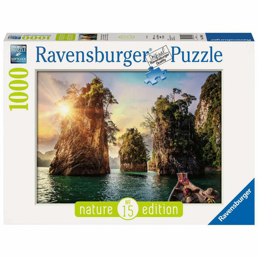 Ravensburger Puzzle Three rocks in Cheow - Thailand, Erwachsenenpuzzle, 1000 Teile, 13968