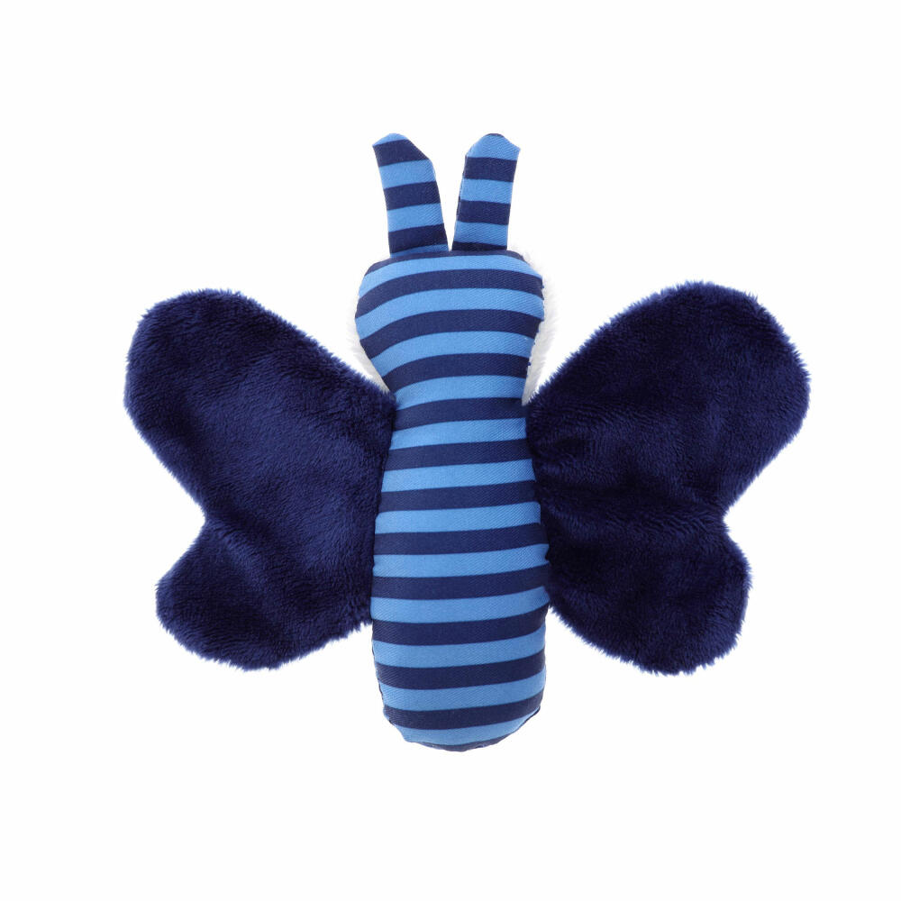 sigikid Red Stars Schmetterling, Knister-Schmetterling, Knisterfolie, Greifling, Babyspielzeug, Baby Spielzeug, Polyester, Blau, 41180