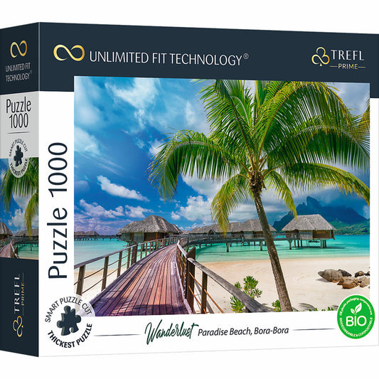 Trefl Puzzle UFT Wanderlust: Paradise Beach, Bora-Bora, 1000 pieces, 68.3 x 48 cm, 10704