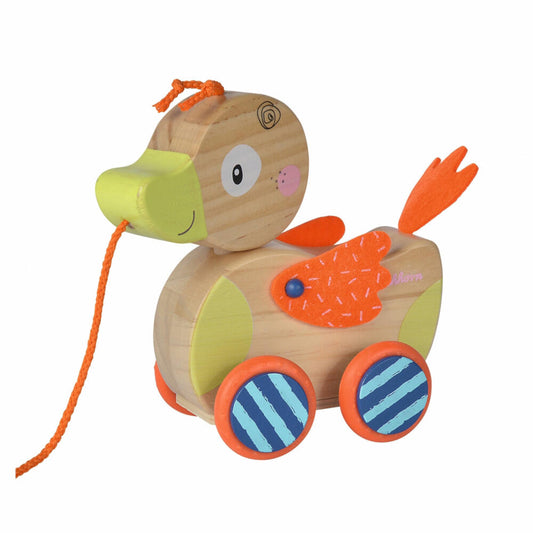Eichhorn pull-along animal duck, pull-along toy, pull-along animal, pull-along duck, toy, 100005587
