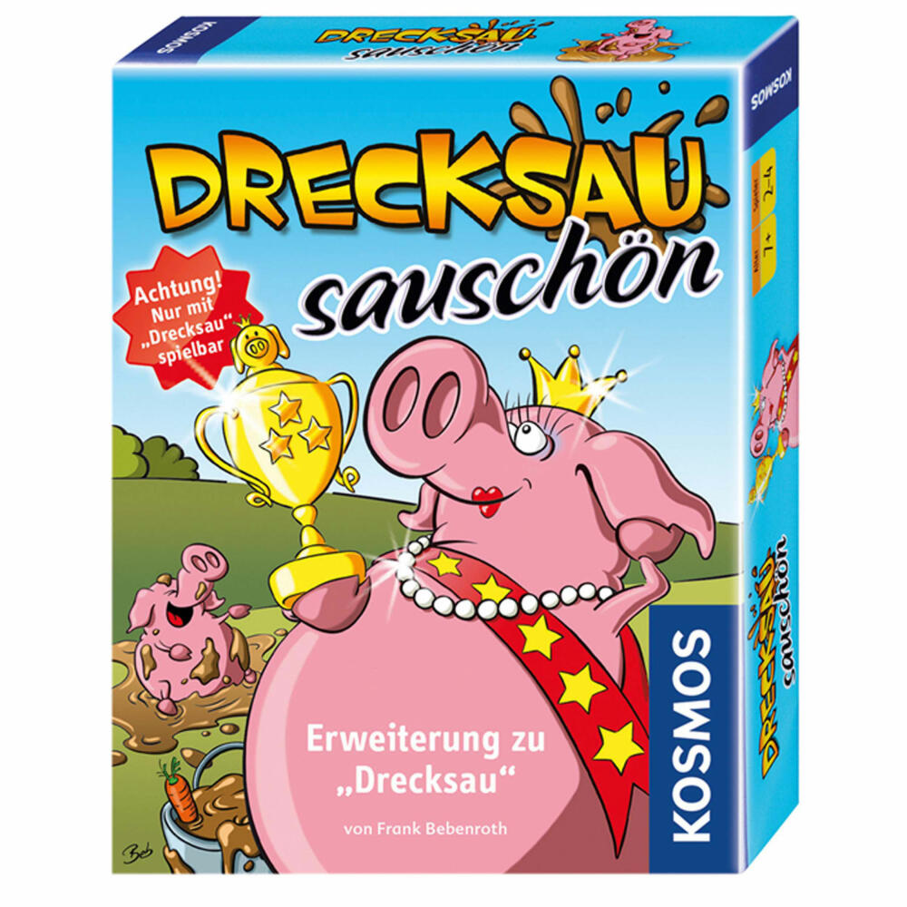 KOSMOS children's games Drecksau -Sauschön, extension to the basic game, card game, card game, from 7 years, 740375