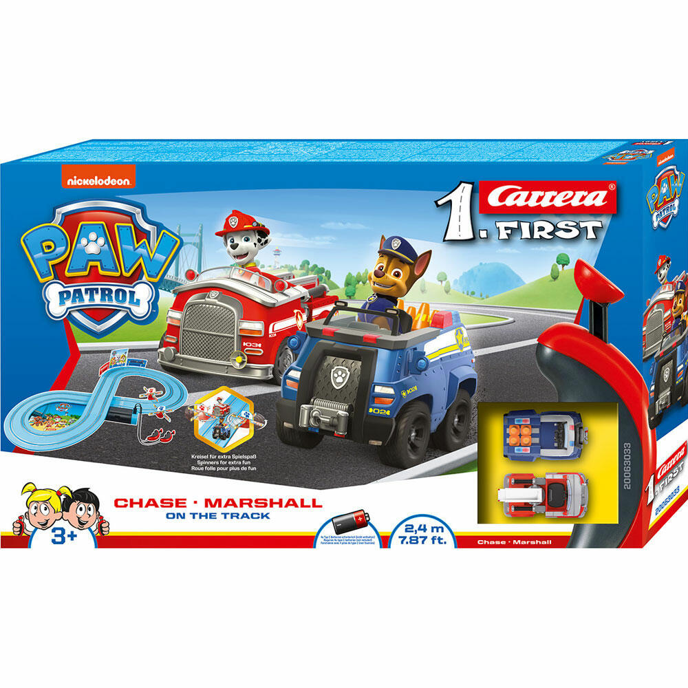 Carrera Paw Patrol On the Track race track, car, racing car, race track, Carrera First, 20063033