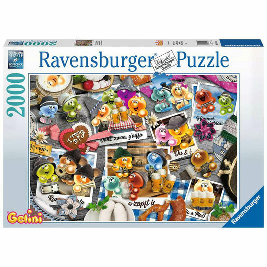 Ravensburger Puzzle Gelini auf dem Oktoberfest, Erwachsenenpuzzle, 2000 Teile, 16014